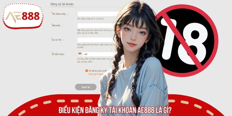 Hệ thống yêu cầu người chơi đủ tuổi, khai báo thông tin cá nhân chính xác