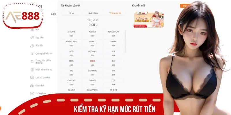 Tân binh nên kiểm tra các hạn mức rút để tránh gặp rắc rối