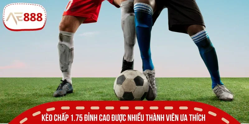 Kèo chấp 1.75 đỉnh cao được nhiều thành viên ưa thích