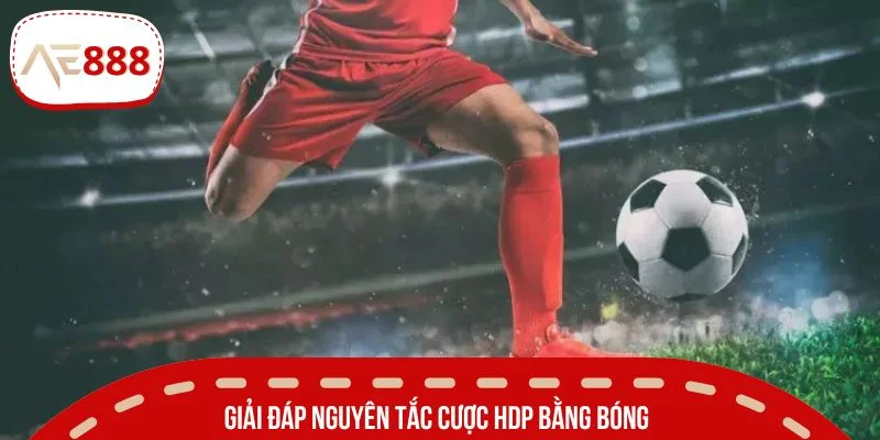 Giải đáp nguyên tắc cược HDP bằng bóng